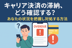 キャリア決済の滞納、どう確認する？あなたの状況を把握し対処する方法