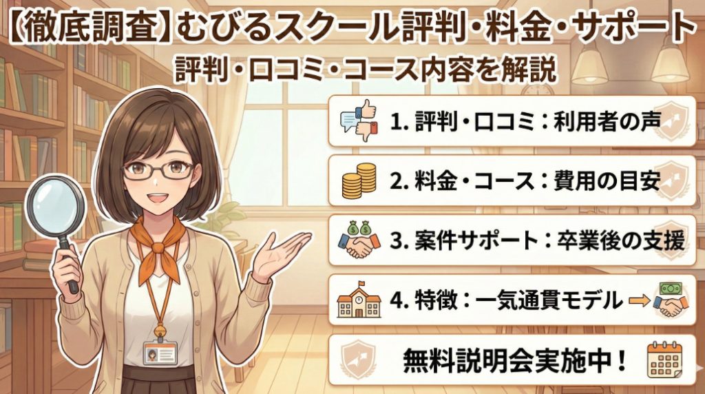 むびるスクール商標記事のアイキャッチ画像