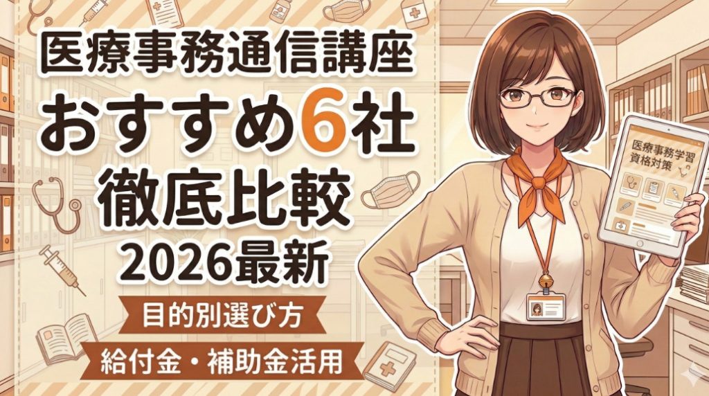 医療事務通信講座 おすすめ記事用アイキャッチ画像